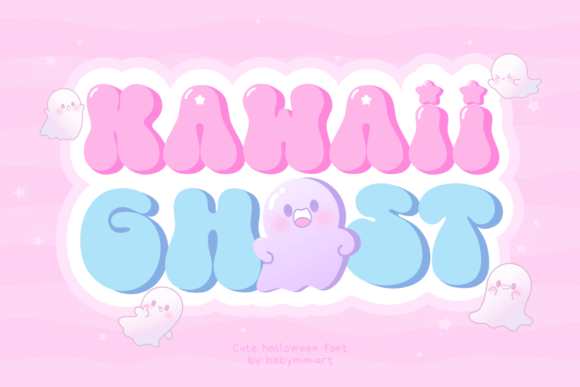 A Playful Kawaii Ghost Font for Memorable Branding