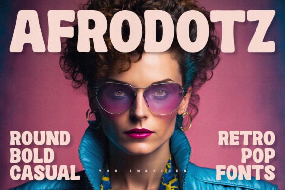 Afrodotz: A Retro Bold Font for Business Branding