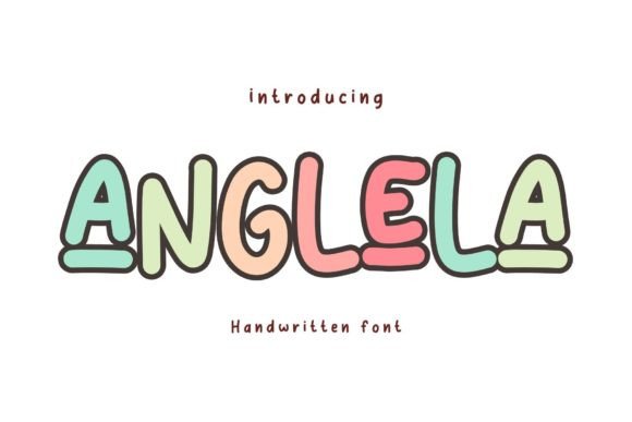 Anglela: A Playful Handwritten Font for Makers & Sellers