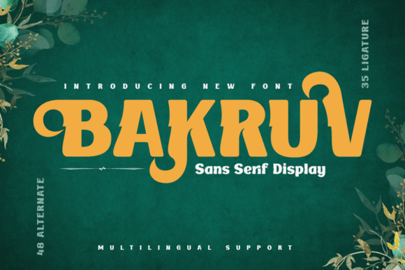 Bakruv Serif Font: Classic Elegance for Modern Digital Design