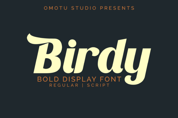 Birdy: A Bold Display Font That Demands Attention