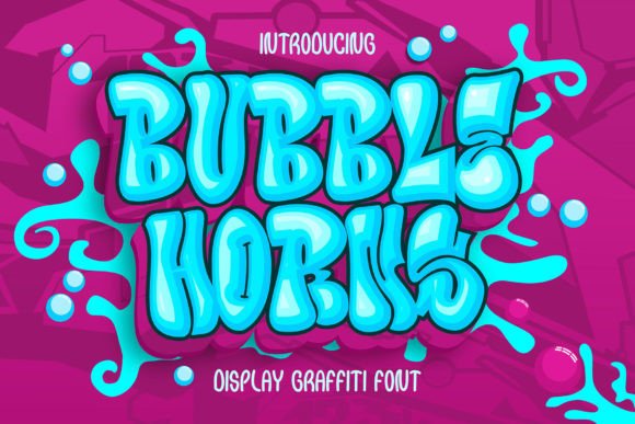 Bubble Horns Graffiti: A Bold Display Font for Campaigns