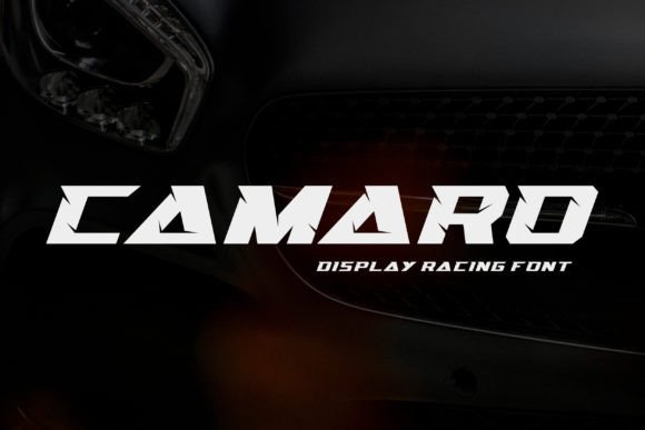 Camaro Font: A Racing Display Typeface for Handmade Sellers