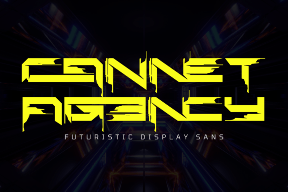 Cannet Agency: A Cyberpunk Typeface for Bold Campaigns