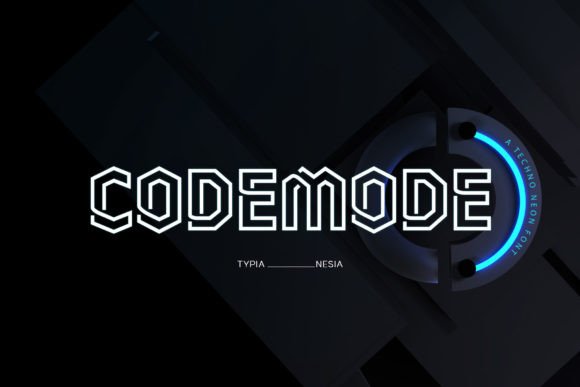Codemode: Hexagonal Neon Sans Font for Bold Campaigns