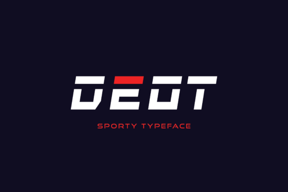 Deot: A Bold Sporty Font for Makers and Shops
