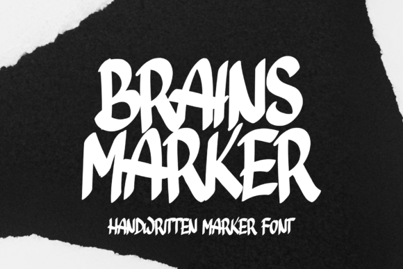 Finding Flow with the Brains Marker Handwritten Font