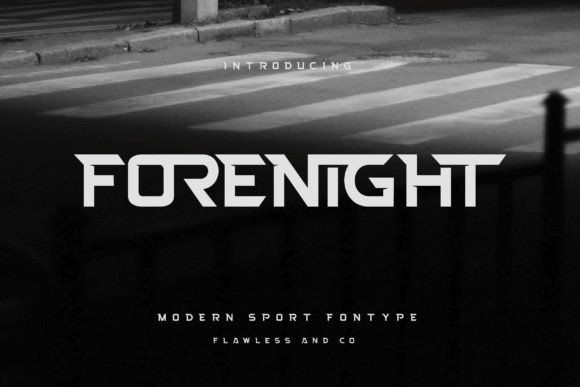 Forenight: A Sport Font That Sharpens Every Campaign Message