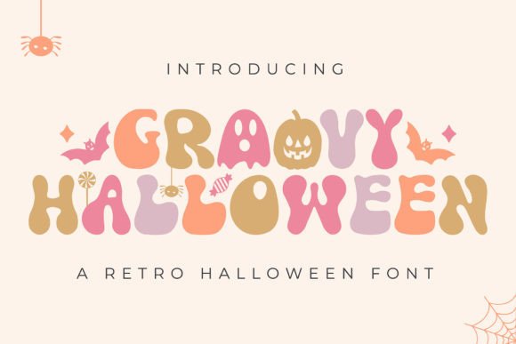 Groovy Halloween: A Retro Display Font for Web Designers