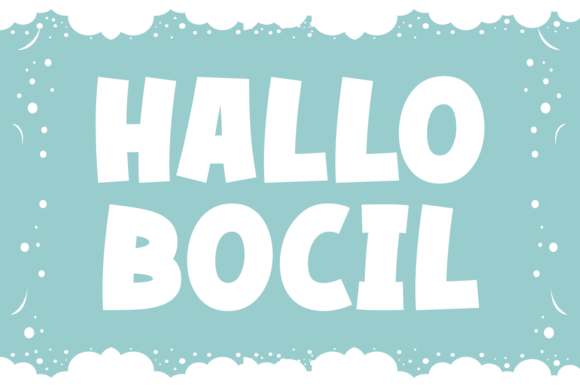 Hallo Bocil Font: Bold Playful Type for Brand Design