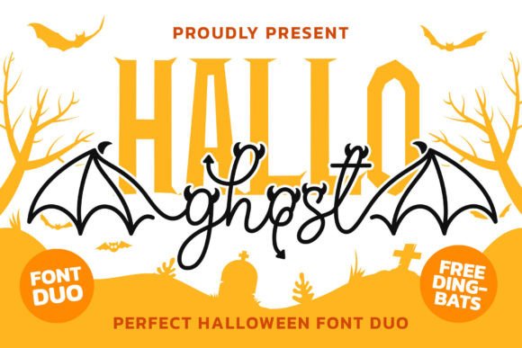 Hallo Ghost Duo: A Playful Display Font for Web Design