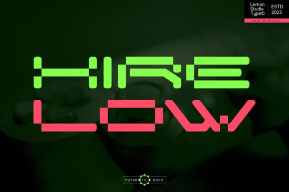 Hire Low Typeface: Crafting Modern Minimalist Products