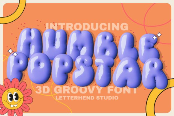 Humble Popstar: A Cute Display Font for Playful Editorial Projects