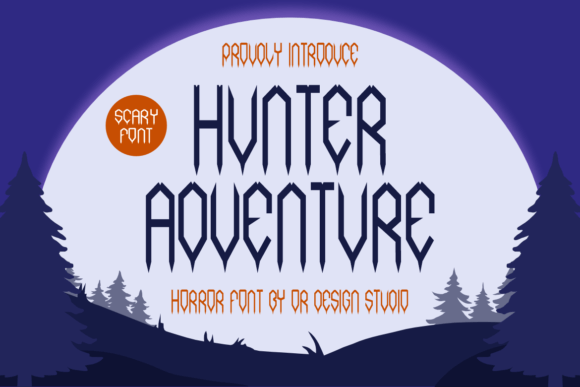 Hunter Adventure: A Whimsical Display Font for Editorial Design