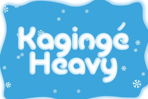 Kagingé Heavy: A Joyful Display Font for Brand Building