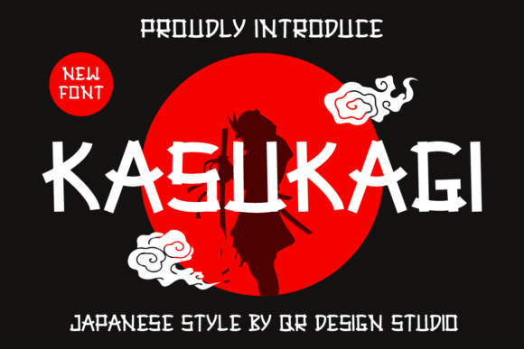 Kasukagi Display Font: Japanese Style for Digital Brands