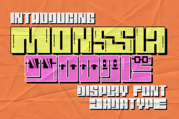 Monssla Font: A Bold Display Typeface for Your Brand
