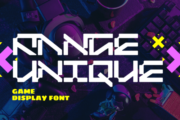 Range Unique: The Chunky Pixel Font for Handmade Crafters