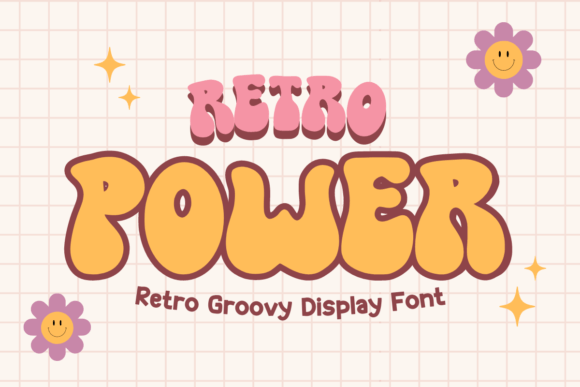 Retro Power: A Groovy Display Font for Bold Web Design