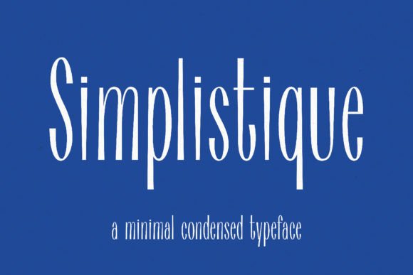 Simplistique Font: Minimal Elegance for Crafters