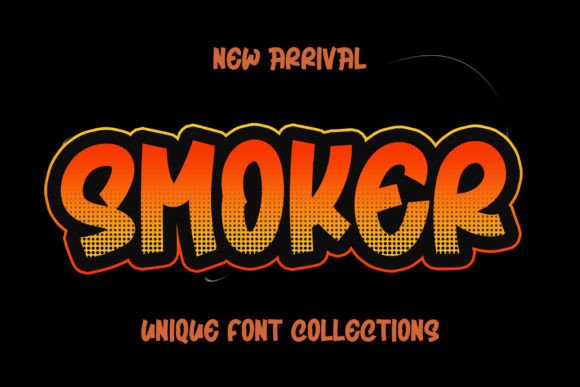 Smoker: A Beautiful Display Font for Handmade Products