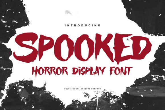 Spooked Display Font: Captivate Your Audience Instantly