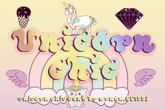 Unicorn Chic Font: A Maker’s Dream for Playful Product Labels
