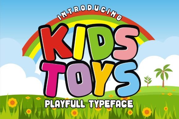 Unlock Playful Marketing with Kids Toys Bold Font